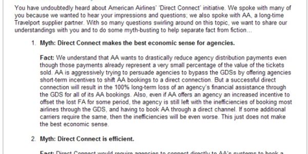 Travelport blasts inefficiencies of American Airlines direct connect