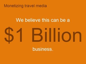 Expedia believes TripAdvisor, media could be a $1 billion business