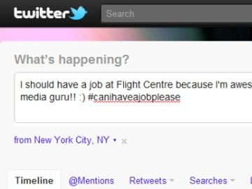 Flight Centre demands tweets, blogs and more from new social media gurus