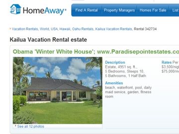 HomeAway lets you vacation like an Obama