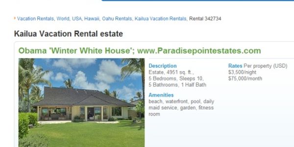 HomeAway lets you vacation like an Obama