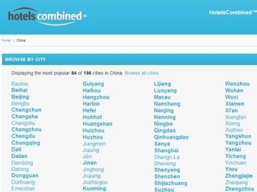 HotelsCombined and eLong -- Does size of hotel reach matter?