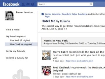 Kukunu launches Hotel Me application for Facebook