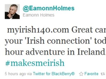 Catchy handle, celebrity backing might do it for Ireland social media push