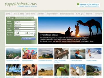 ResponsibleTravel relaunches website, but better stuff behind the scenes