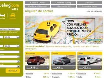 Vueling opts for CarTrawler for car hire system