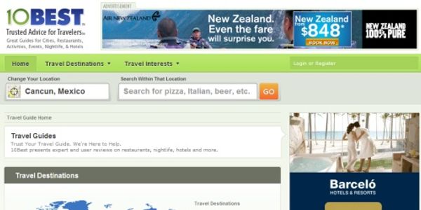 NileGuide acquires travel recommendation site 10Best.com