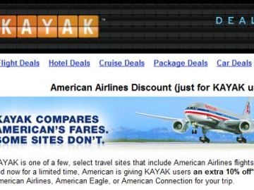 Kayak making most of special relationship with American Airlines