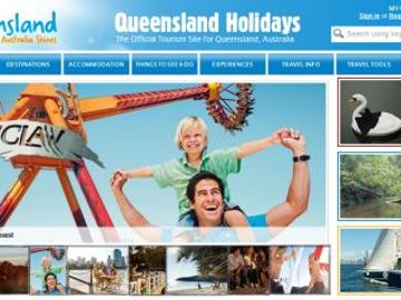 Queensland tourism board, the web and floods