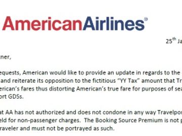 American Airlines sues Travelport and placates travel agencies on surcharge