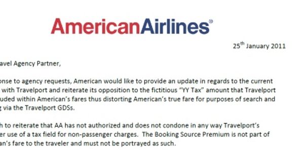 American Airlines sues Travelport and placates travel agencies on surcharge