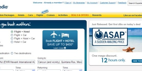 Expedia decides to make hotel flash sales permanent feature