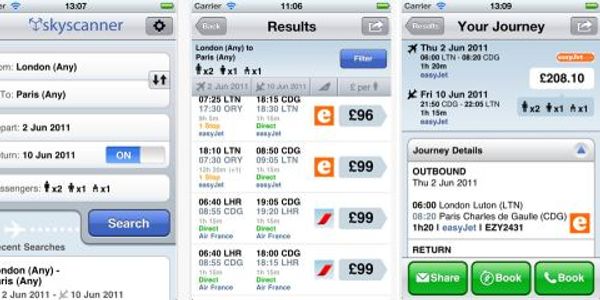 Skyscanner takes its flight search to mobile with first app