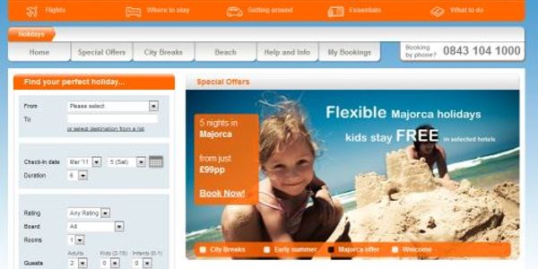 EasyJet Holidays site goes live, targets Thomson and Thomas Cook