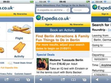 Expedia unveils mobile sites for Europe, hints at new focus in 2011