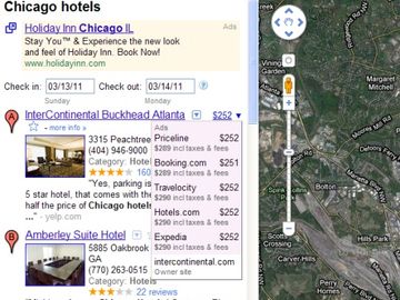 Google Maps to get hotel pricing from Pegasus Solutions