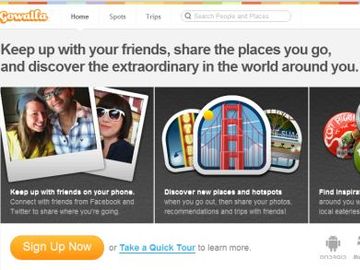 Gowalla plots providing best user experience to explore the world