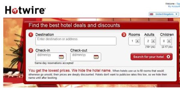 Expedia to launch Hotwire around the world, starting in UK and Ireland