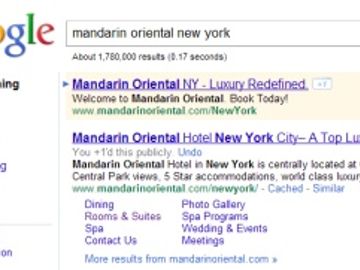 Google likes +1 in a Googlish way