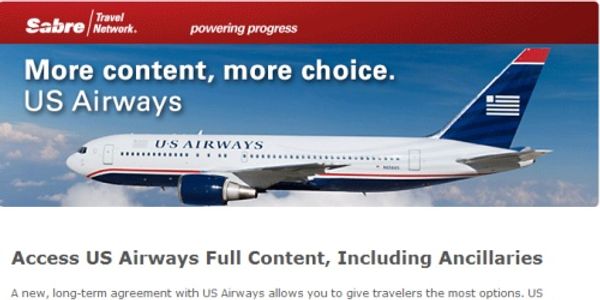 Sabre, Travelocity to get US Airways Choice Seats