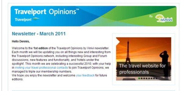 Travelport social network pushes open enrollment