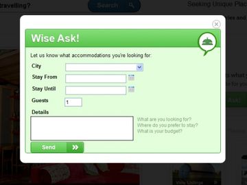 iStopOver enables travelers to customize stay requests