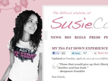 Former Miss USA blogs with outrage over TSA pat-down