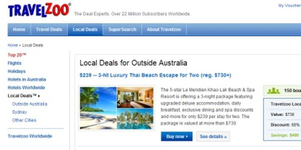 Travelzoo Asia Pacific launches Local Deals in Australia