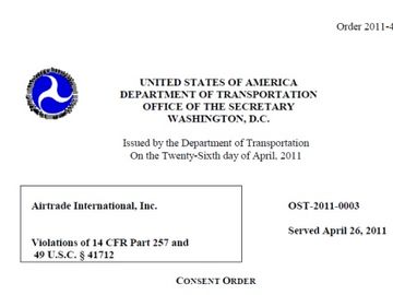 US fines Airtrade $50K for deceptive practices