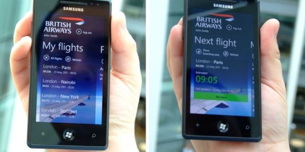 British Airways claims airline first for Windows mobile