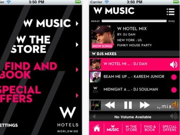 W Hotels iPhone app offers in-room dining and extra towels