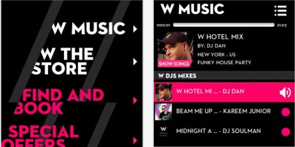 W Hotels iPhone app offers in-room dining and extra towels