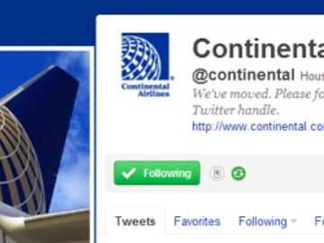 Social media merger -- United and Continental handle consolidation on Twitter and Facebook