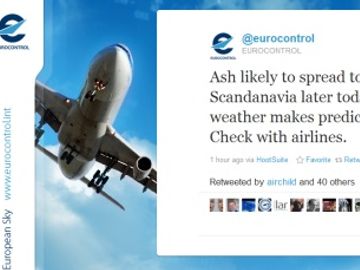 How to follow European ash cloud travel updates on social media