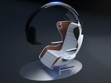 Behold the hi-tech aircraft seat, built for gamers, not for wimps