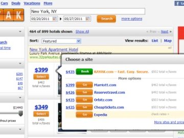 Orbitz and Kayak in arbitration over Travelocity hotel bookings