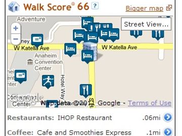 One small step for Expedia and AARP -- hotel Walk Scores