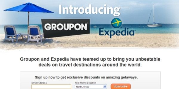 Expedia partners with Groupon on getaways