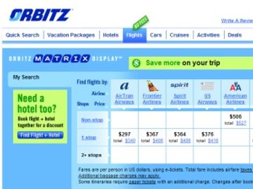 Orbitz marks 10th anniversary with hotel sale and an omission