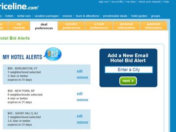 Priceline adds email alerts for hotel winning bids