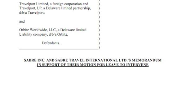 Sabre files antitrust claim against American Airlines in Travelport suit