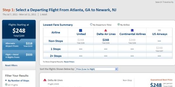 Delta and Travelocity reach new distribution agreement