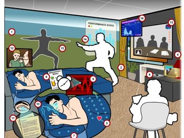 Behold the hotel room of the future, includes virtual hanky panky Behold the hotel room of the future, includes virtual hanky panky