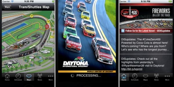 Nascar fans testing mobile app at Daytona Coke Zero 400 weekend