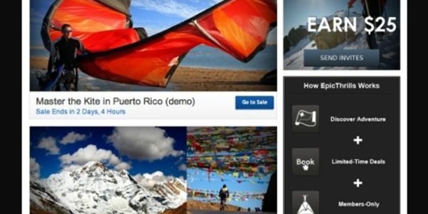EpicThrills brings travel flash sales to extreme tours and activities