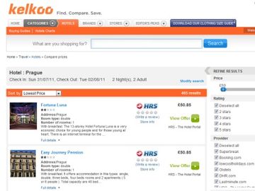 Kelkoo Travel starts relaunch project, hotels first, flights to follow