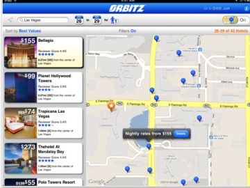 Orbitz focusing on hotels in new iPad app