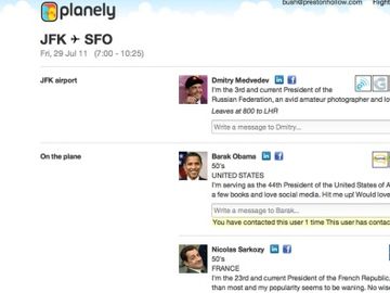 Find fellow air passengers based on what brands they love