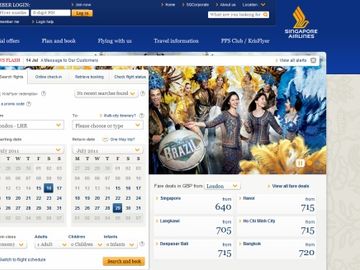 Singapore Airlines sorry for aggravation on new website