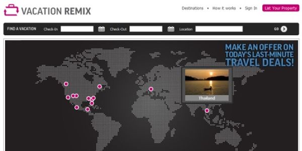 Vacation Remix brings make-an-offer model to rentals